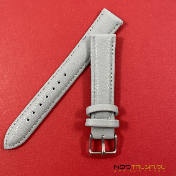 Watch strap, genuine leather - 18mm