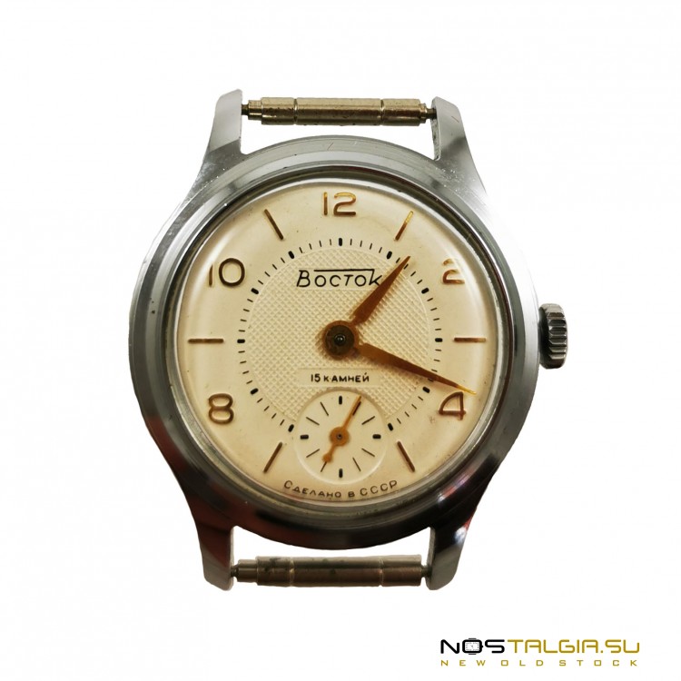 罕见的手表"东方号"的苏联与第二只手删除，新的存储