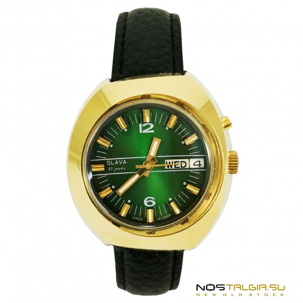 Эксклюзивные часы "Слава" СССР "Косая" механизм 2427 - с автоподзаводом, новые с хранения Эксклюзивные часы "Слава" СССР "Косая" механизм 2427 - с автоподзаводом, новые с хранения
