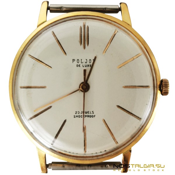 Часы Poljot De luxe СССР ультратонкие - редкое и красивое оформление