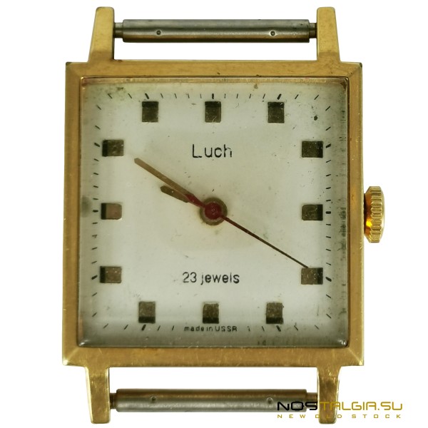 Часы Луч СССР (квадратные / экспотрные) 70е года